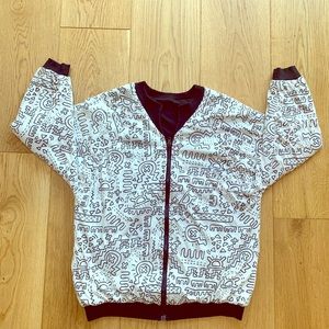 RARE 90’ Keith Harring COTTON BOMBER JACKET